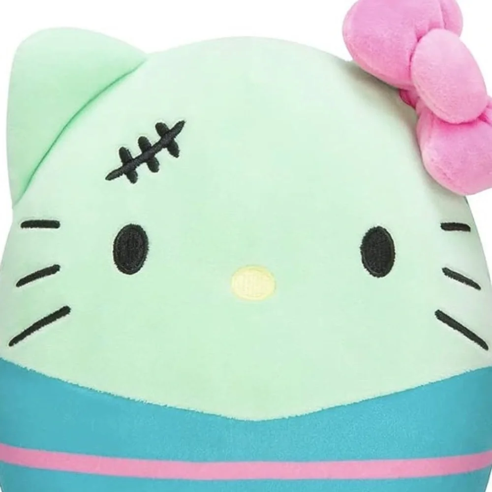 Squishmallows Official Kelly Toy Sanrio Hello Kitty Halloween Frankenstein Plush